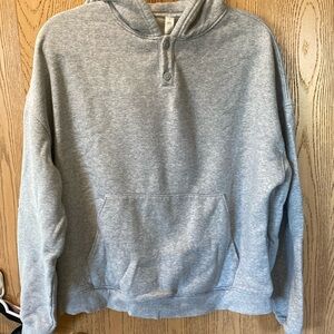 ALO Yoga Heather Gray Hooded Sweatshirt